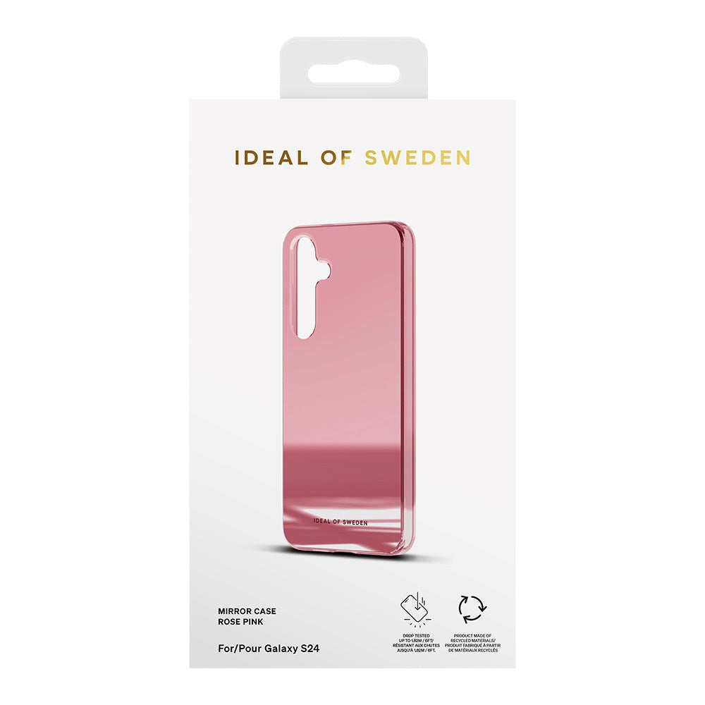 Samsung Galaxy S24 iDeal Of Sweden speilveske - speilrosa