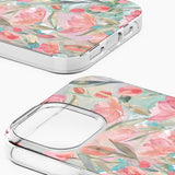 iPhone 17e / 16e / 15 / 14 / 13 iDeal Of Sweden Clear Cover - MagSafe Kompatibel - Tulip Bloom