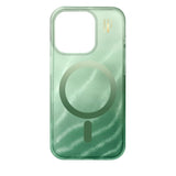 iPhone 15 Pro iDeal Of Sweden Clear Cover - MagSafe Kompatibel - Sage Green