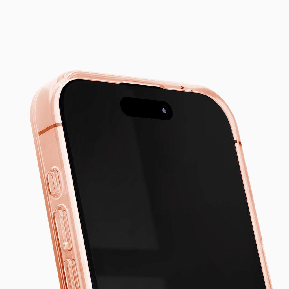 iPhone 15 Pro iDeal Of Sweden Clear Cover - MagSafe Kompatibel - Mocha Mousse