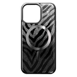 iPhone 15 Pro Max iDeal Of Sweden Clear Cover - MagSafe Kompatibel - Zebra Mystique