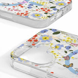 iPhone 16 iDeal Of Sweden Clear Case - MagSafe-kompatibel - Artistic Garden