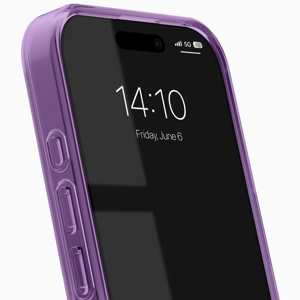 iPhone 16 iDeal Of Sweden Clear Cover - MagSafe Kompatibel - Amethyst Mist