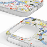 iPhone 16 Pro iDeal Of Sweden Clear Case - MagSafe-kompatibel - Artistic Garden