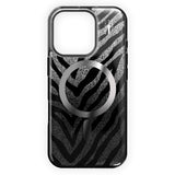 iPhone 16 Pro iDeal Of Sweden Clear Cover - MagSafe Kompatibel - Zebra Mystique