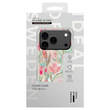 iPhone 16 Pro iDeal Of Sweden Clear Cover - MagSafe Kompatibel - Tulip Bloom