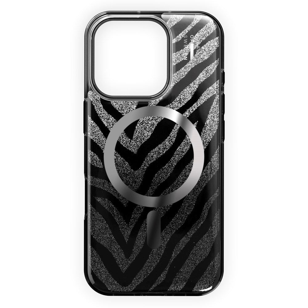 iPhone 16 Pro Max iDeal Of Sweden Clear Cover - MagSafe Kompatibel - Zebra Mystique