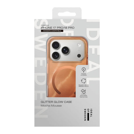 iPhone 18 Pro / 17 Pro iDeal Of Sweden Clear Cover - MagSafe Kompatibel - Mocha Mousse