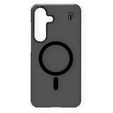 Samsung Galaxy S25 iDeal Of Sweden Clear Deksel - Trådløs lading - Tonet Svart