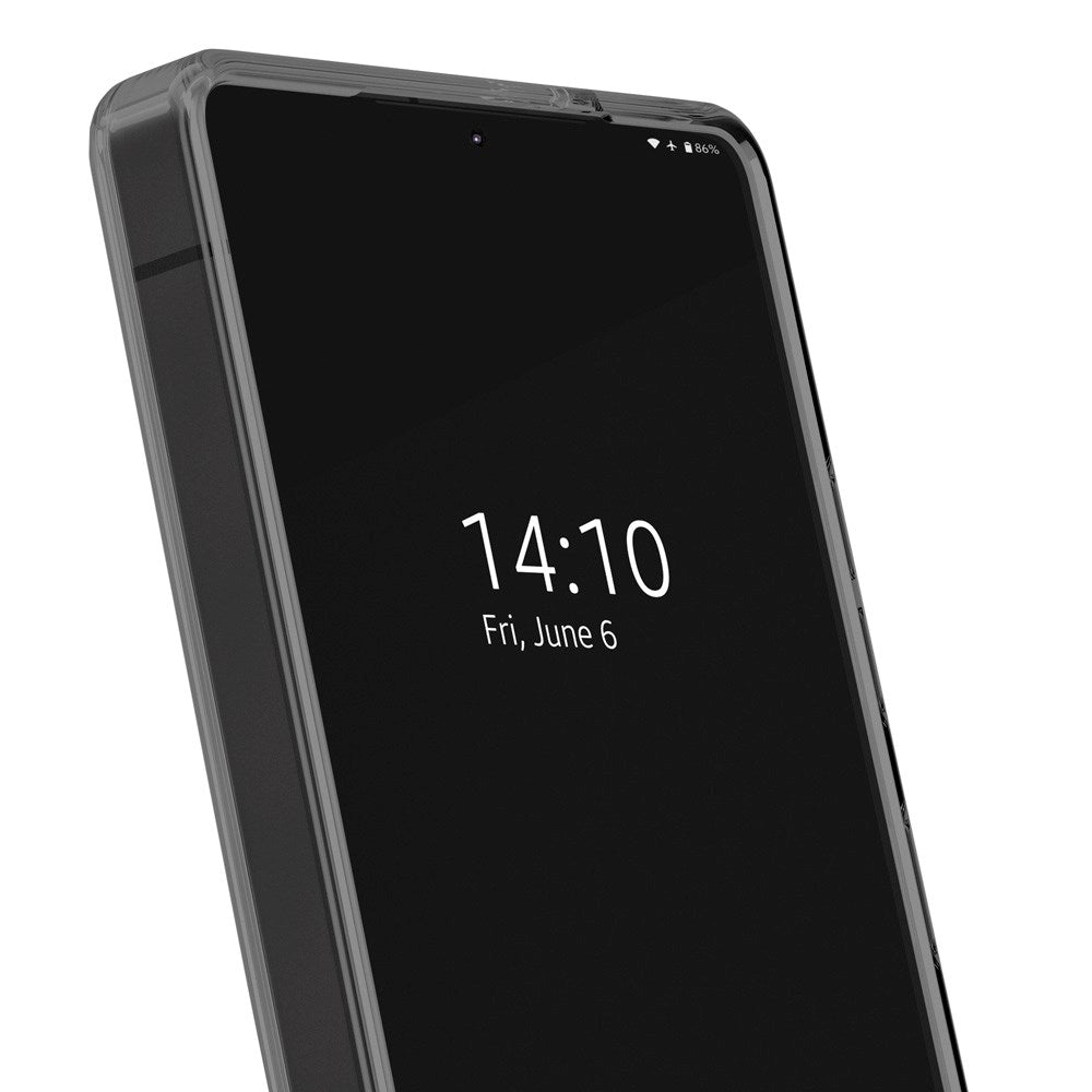 Samsung Galaxy S25 Ultra iDeal Of Sweden Clear Case - Trådløs lading - Tinted Black