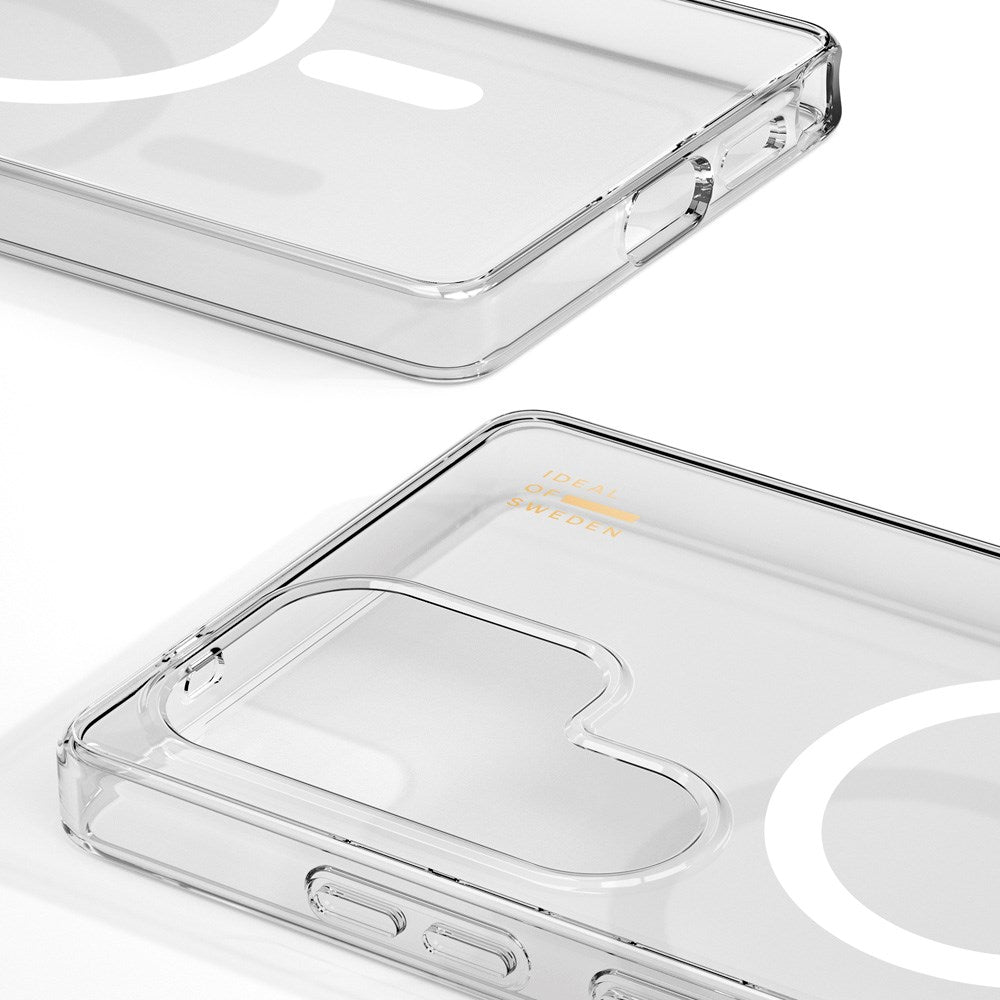 Samsung Galaxy S25 Ultra iDeal Of Sweden Klar Deksel - Trådløs lading - Gjennomsiktig