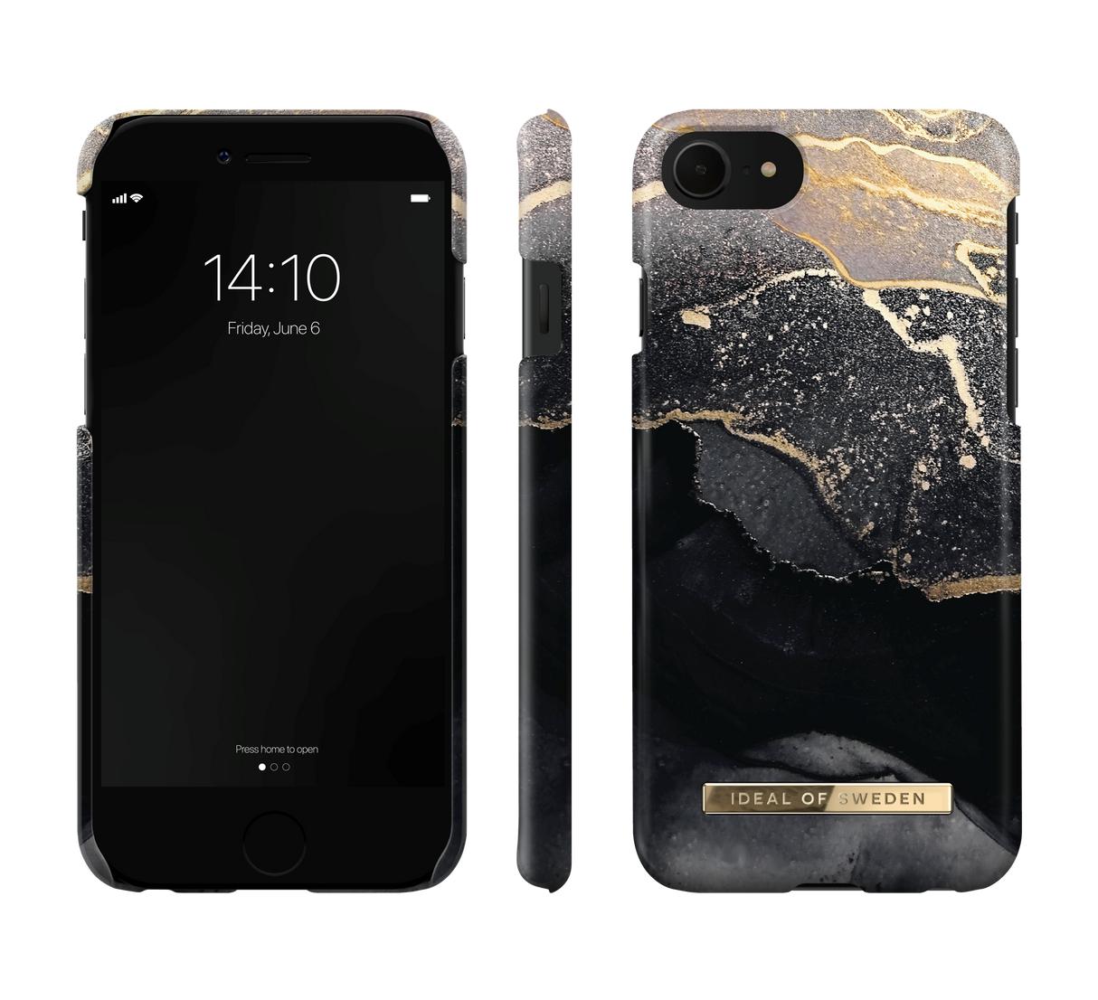 iDeal Of Sweden iPhone SE (2022/2020) / 8/7 Fashion Case Golden Twilight Marble