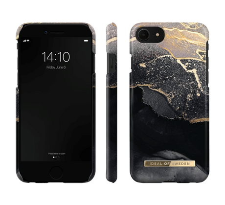 iDeal Of Sweden iPhone SE (2022/2020) / 8/7 Fashion Case Golden Twilight Marble