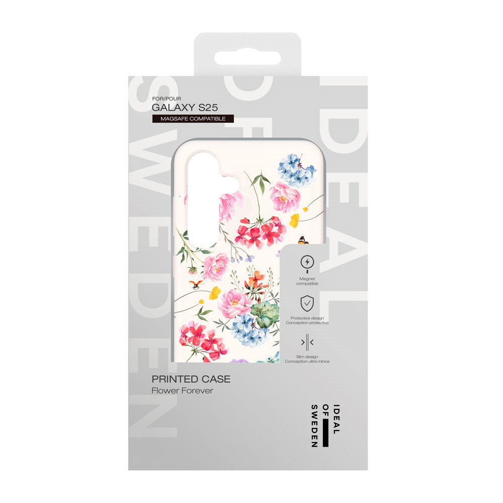 Samsung Galaxy S25 - iDeal Of Sweden Fashion Case - MagSafe-kompatibel - Forever Flower