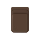 Magnetisk Kortholder fra iDeal Of Sweden  - MagSafe Kompatibel - Mocha Mousse
