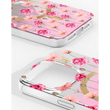 iPhone 17e / 16e / 15 / 14 / 13 iDeal Of Sweden Mirror Cover - MagSafe Kompatibel - Rose Blush Floral