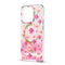 iPhone 15 Pro iDeal Of Sweden Mirror Cover - MagSafe Kompatibel - Rose Blush Floral