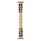 Apple Watch (42/44/SE/45/46/49mm) iDeal of Sweden Resinrem - Salted Caramel Pearl