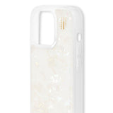 iPhone 15 iDeal Of Sweden Pearlized deksel - Hvit