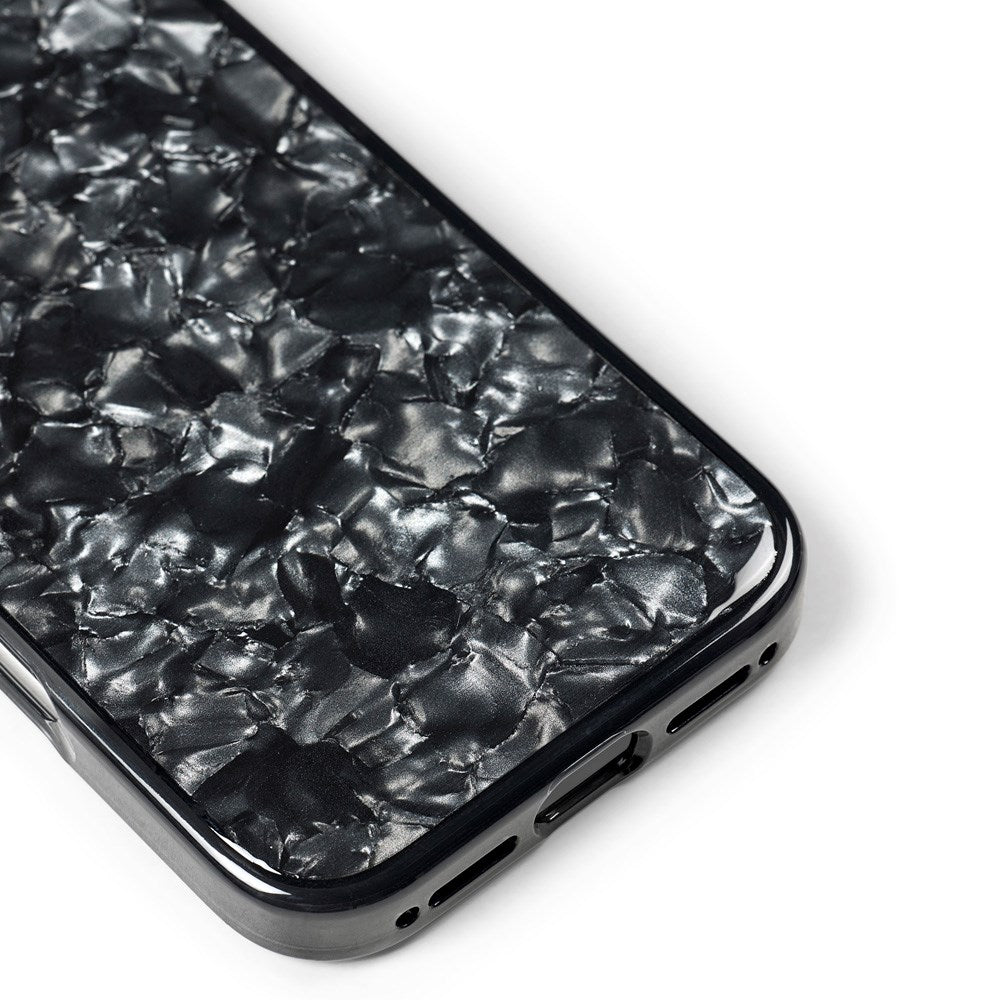 iPhone 16 Plus iDeal Of Sweden Pearlized deksel - Svart