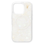 iPhone 16 Pro iDeal Of Sweden Pearlized deksel - MagSafe-kompatibel - Hvit