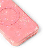 Iphone 16 Pro iDeal Of Sweden Pearlized deksel - MagSafe-kompatibel - Rosa