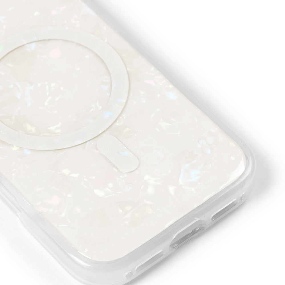 iPhone 17 iDeal Of Sweden Pearlized Cover - MagSafe Kompatibel - White