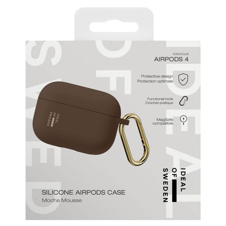 AirPods (4. gen.) iDeal of Sweden Silikone Case - Mocha Mousse