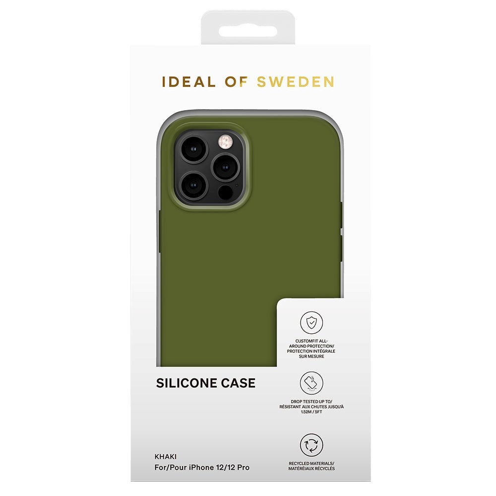 iDeal Of Sweden iPhone 12 / 12 Pro Silikondeksel - Khaki