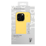 iPhone 16 Pro Max iDeal Of Sweden Silicone Cover - Soft Lemon
