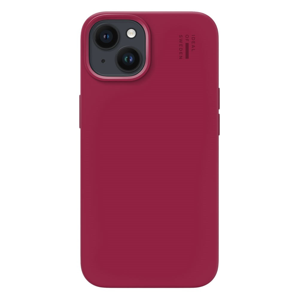 iPhone 16e / 15 / 14 / 13 iDeal Of Sweden Silicone Case - Cranberry