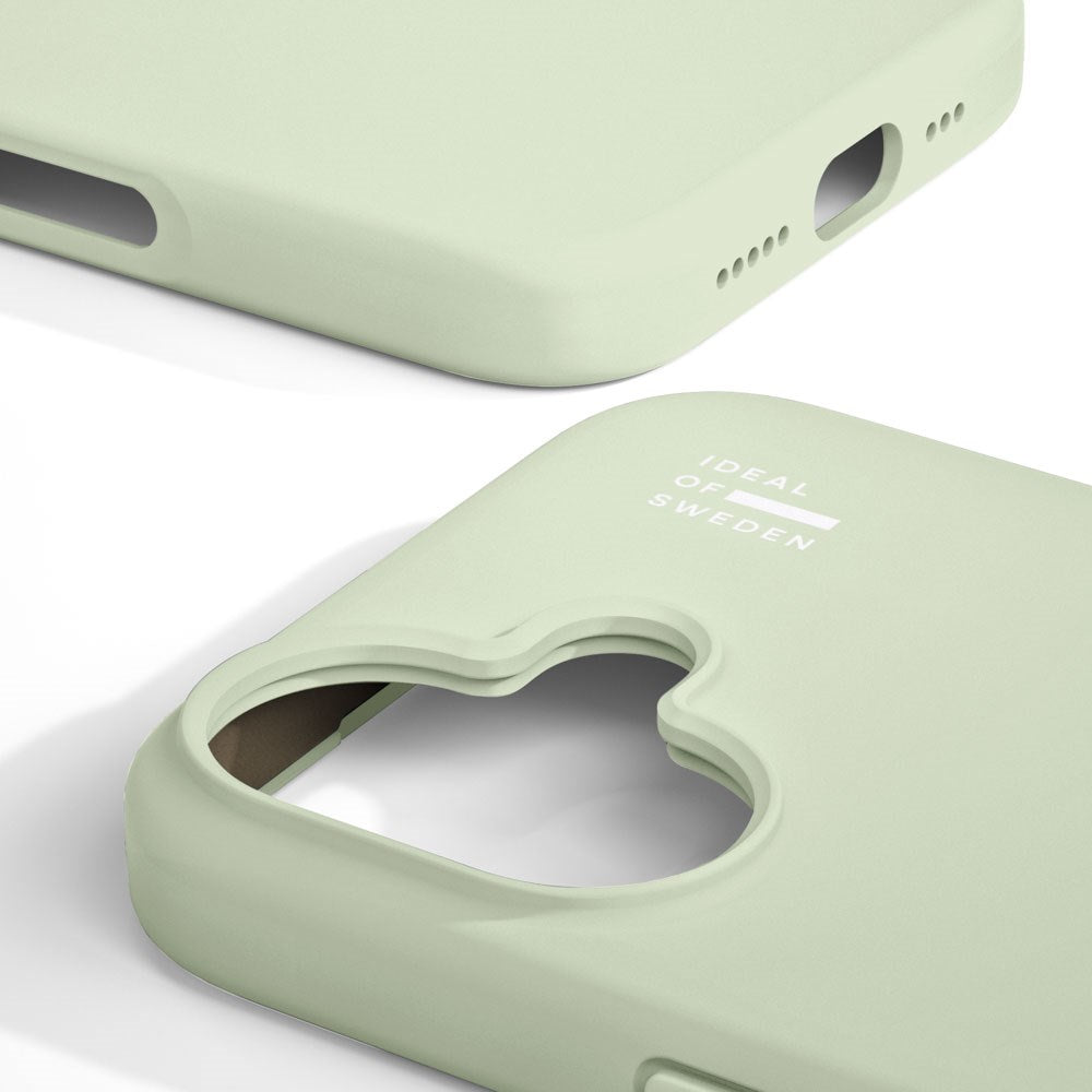 iPhone 16 iDeal Of Sweden Silikone Cover - MagSafe Kompatibel - Sage Green