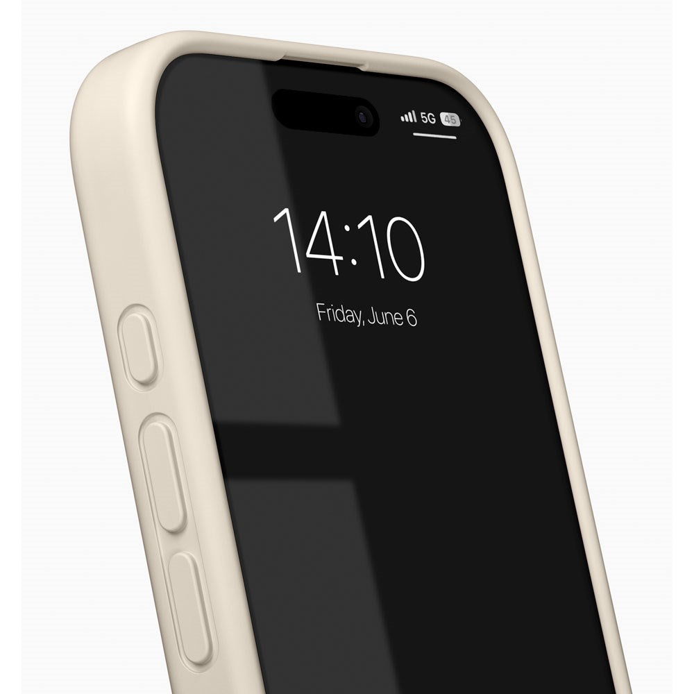 iPhone 16 iDeal Of Sweden Silikone Cover - MagSafe Kompatibel - Cloud Dancer