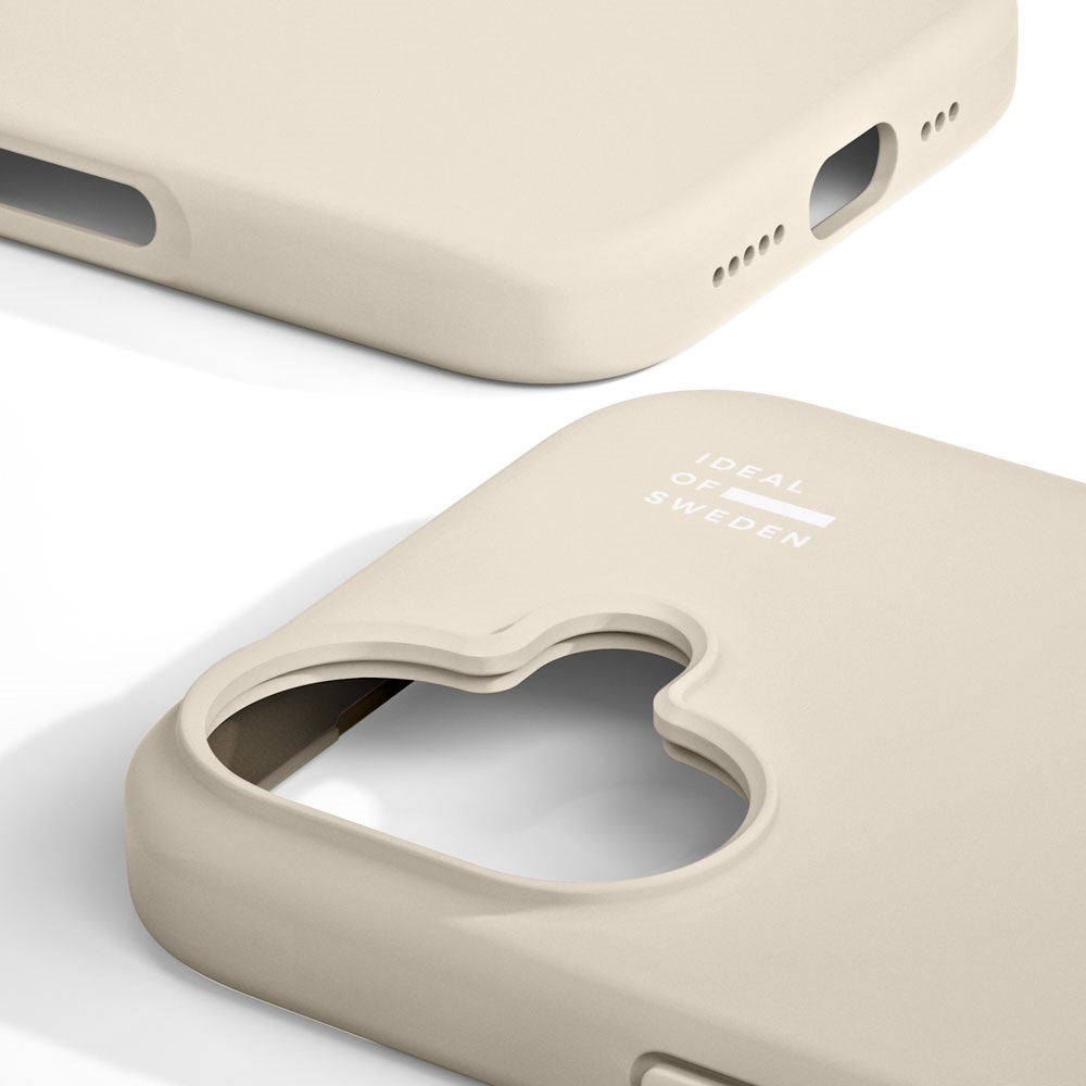 iPhone 17 iDeal Of Sweden Silikone Cover - MagSafe Kompatibelt - Cloud Dancer