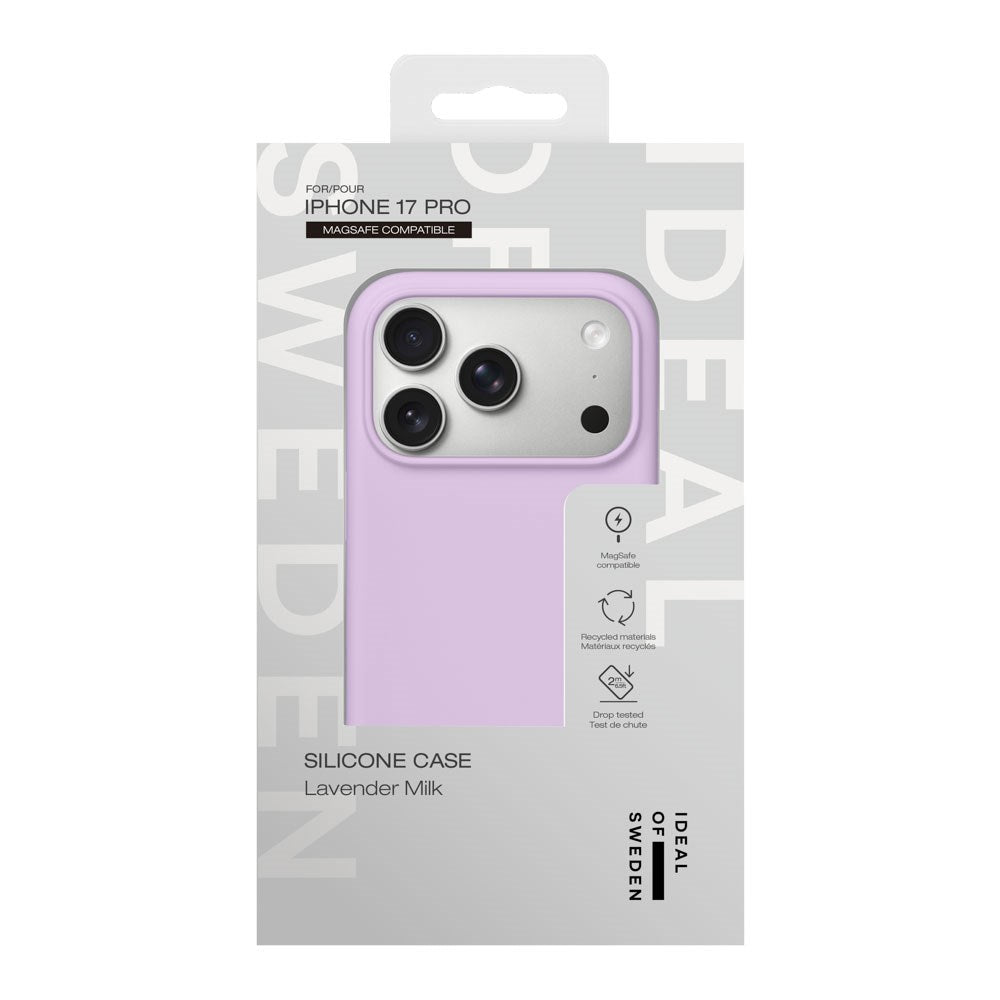iPhone 17 Pro iDeal Of Sweden Silikone Cover - MagSafe Kompatibelt - Lavender Milk