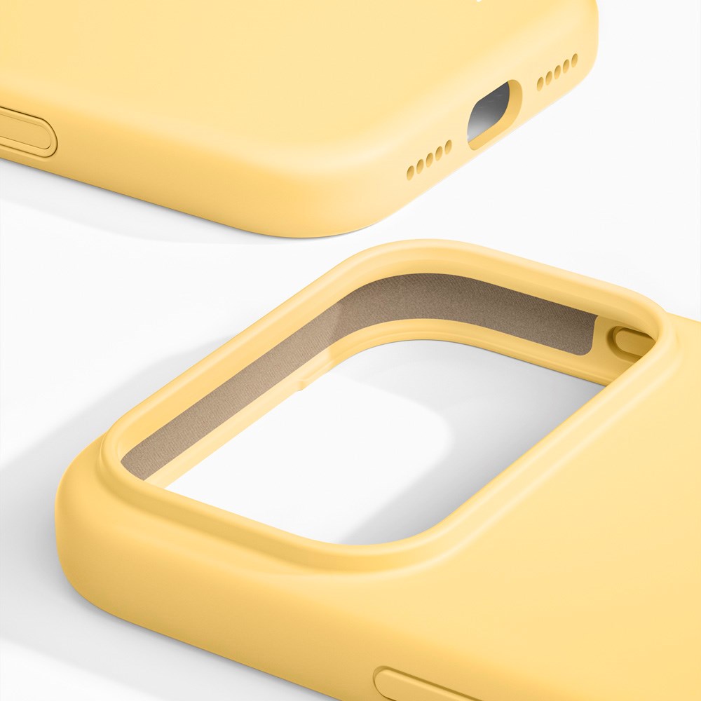 iPhone 17 Pro Max iDeal Of Sweden Silikone Cover - MagSafe Kompatibelt - Soft Lemon