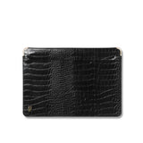 iDeal of Sweden 16" Laptop Sleeve Black Croco