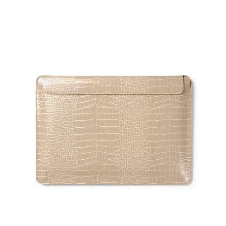 iDeal of Sweden 16" Laptop Sleeve - Warm Beige Croco