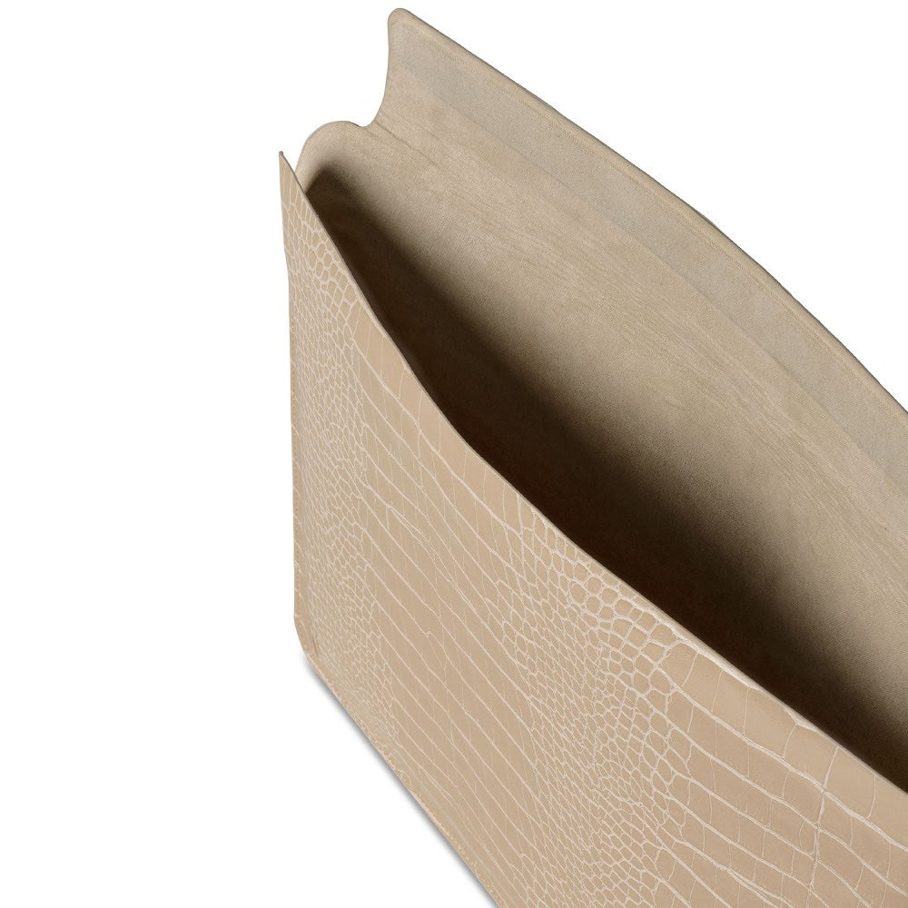 iDeal of Sweden 16" Laptop Sleeve - Warm Beige Croco