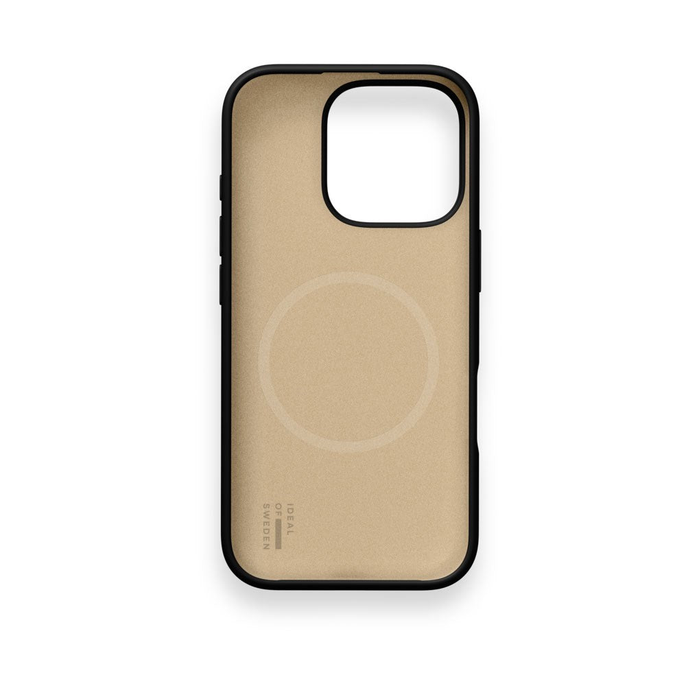 iPhone 16 Pro iDeal of Sweden Soft Swirl Silikone Cover - MagSafe Kompatibel - Velvet Black