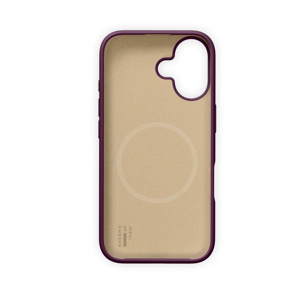 iPhone 17 iDeal of Sweden Soft Swirl Silikone Cover - MagSafe Kompatibel - Velvet Plum