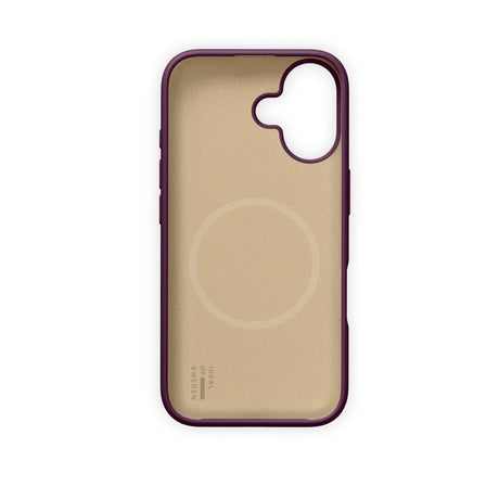 iPhone 17 iDeal of Sweden Soft Swirl Silikone Cover - MagSafe Kompatibel - Velvet Plum