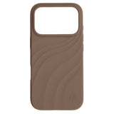 iPhone 18 Pro / 17 Pro iDeal of Sweden Soft Swirl Silikone Cover - MagSafe Kompatibel - Salted Caramel