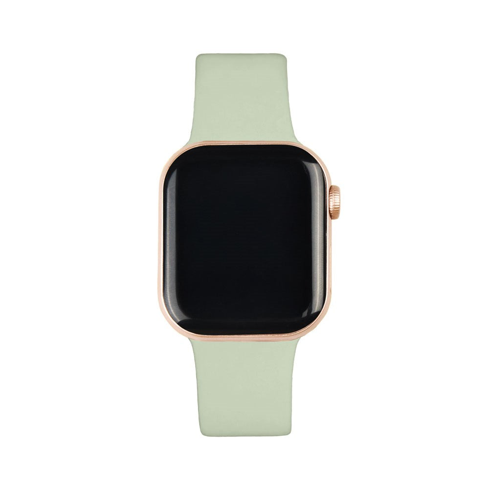 Apple Watch (38/40/SE/41/42mm) iDeal of Sweden Silikonerem - Str. M/L - Sage Green