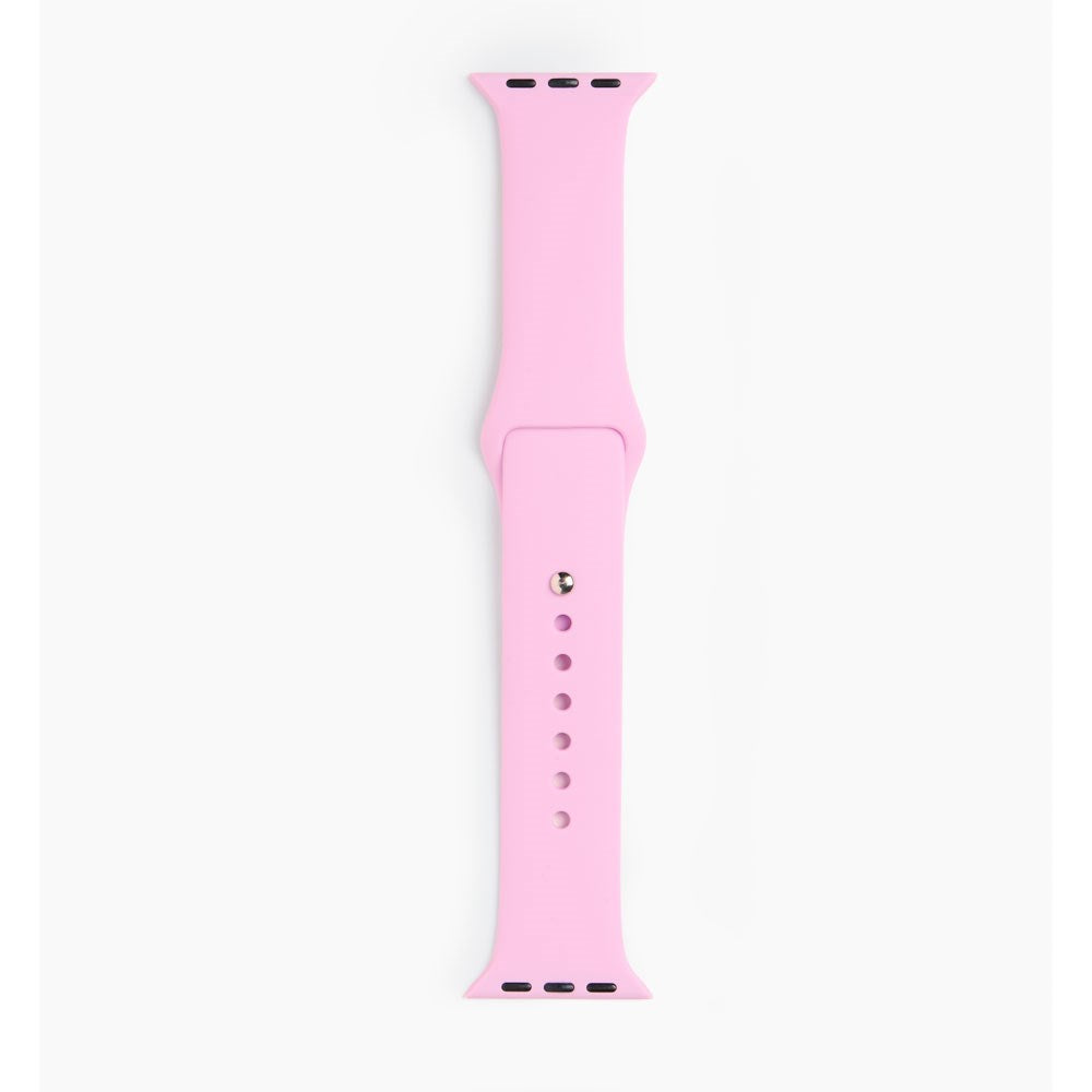 Apple Watch (38/40/SE/41/42mm) iDeal of Sweden Silikonerem - Str. M/L - Bubblegum Pink