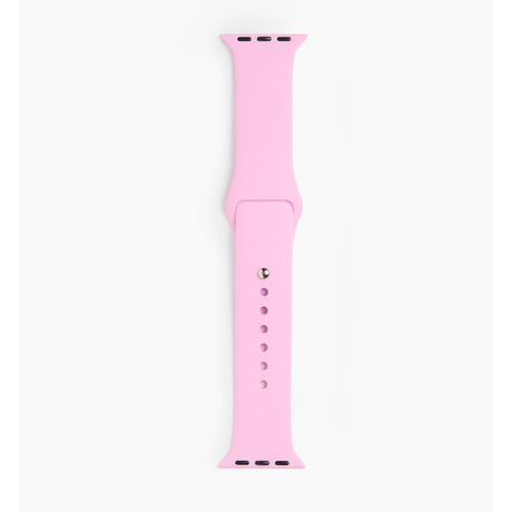 Apple Watch (42/44/SE/45/46/49mm) iDeal of Sweden Silikonerem - Str. M/L - Bubblegum Pink