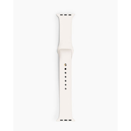 Apple Watch (42/44/SE/45/46/49mm) iDeal of Sweden Silikonerem - Str. M/L - Cloud Dancer