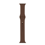 Apple Watch (42/44/SE/45/46/49mm) iDeal of Sweden Silikonerem - Str. S/M - Mocha Mousse