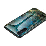 OnePlus Nord Fleksibelt Hybrid Plastik Marmor Cover - Emerald