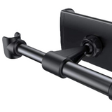 Xceed - Mobil- og nettbrettholder for nakkestøtte - Max Mobile: 120 - 220 mm - Svart